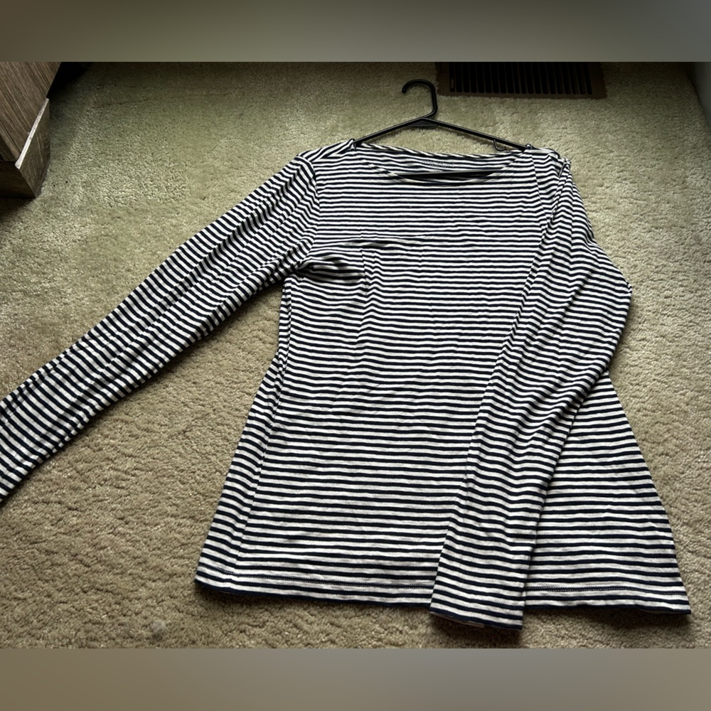 J. Crew women’s striped mercantile artist tee